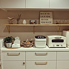 「生活感の扱い方で気分を上げる、外は可愛く中はすっきり収納」 by aromaさん