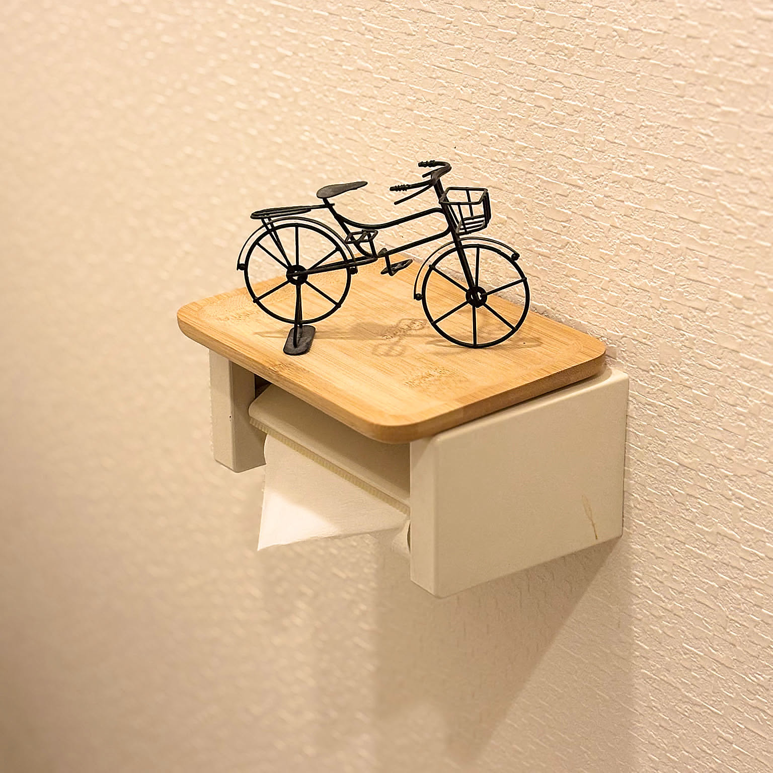 「さくっと3分で完成♪トイレットペーパー上ラック」 by KNさん