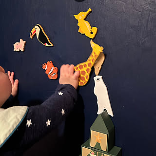 「1STEPでサクサクつくれる、物語が動き出す木製動物マグネット」 by miri_bukkoさん