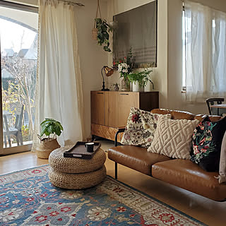 「何気なくあっても様になる、ナチュラルな手編みのスツール」 by MARIE.color.interiorさん