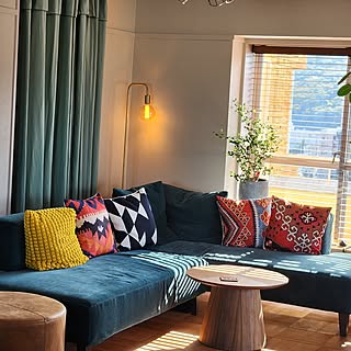 「個性的だけど協調性も◎、4枚セットのキリム柄クッションカバー」 by moo56co6さん