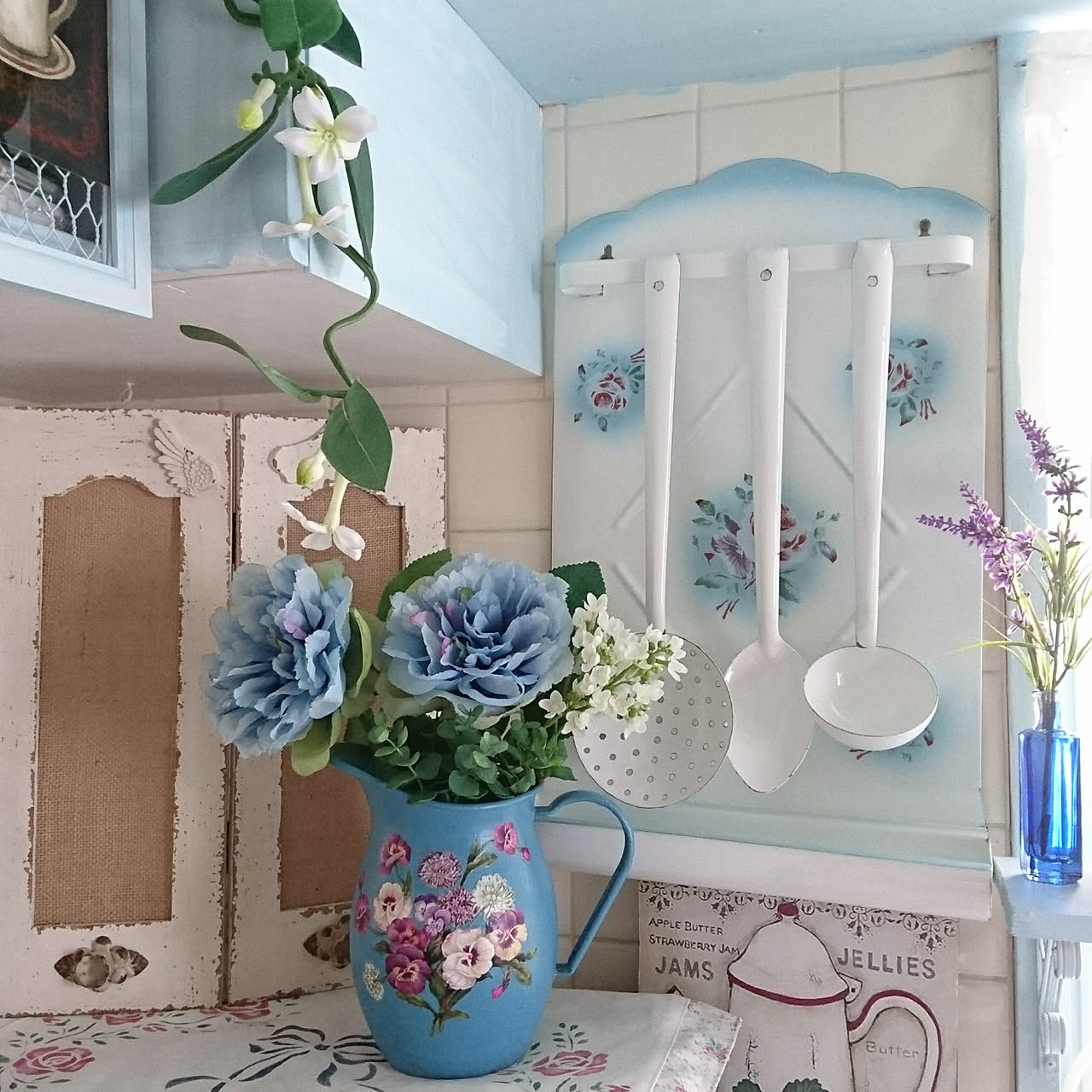 イマンプリンセスローズホーローレードルラック