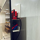 「磁石が付く壁に、たった1STEPで棚をつくる簡単アイデア」 by m.coccoさん