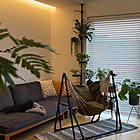「屋内外で気軽に使える、折り畳み式支柱の3wayハンモック」 by nashie7474さん