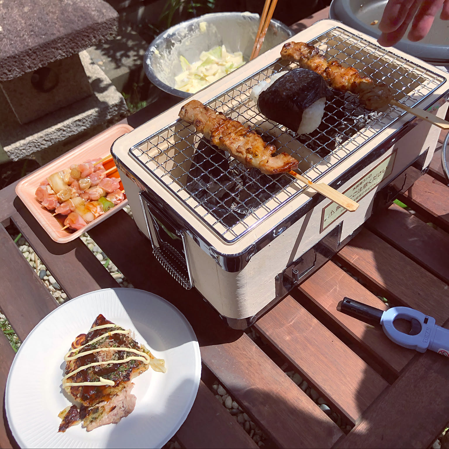 ケーブルドラムのBBQテーブル(新品七輪付き) 【公式通販】