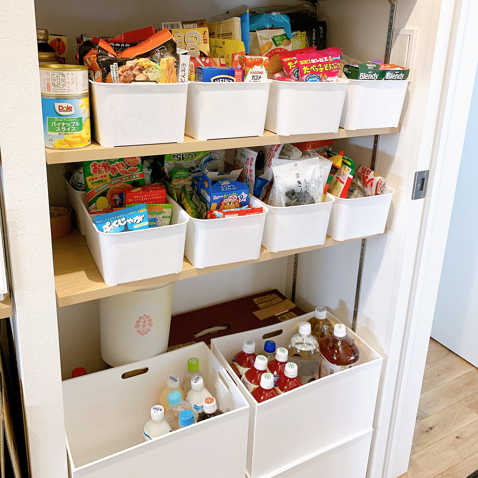 食品ロスを減らす/Nインボックス/ニトリの収納ボックス/セリアの収納