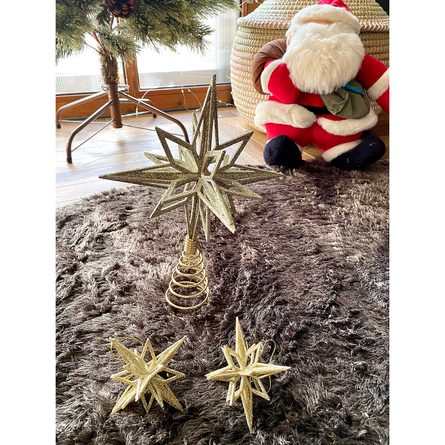 クリスマスツリー☆オーナメント付き☆サンタ☆パーティ⭐︎180㎝