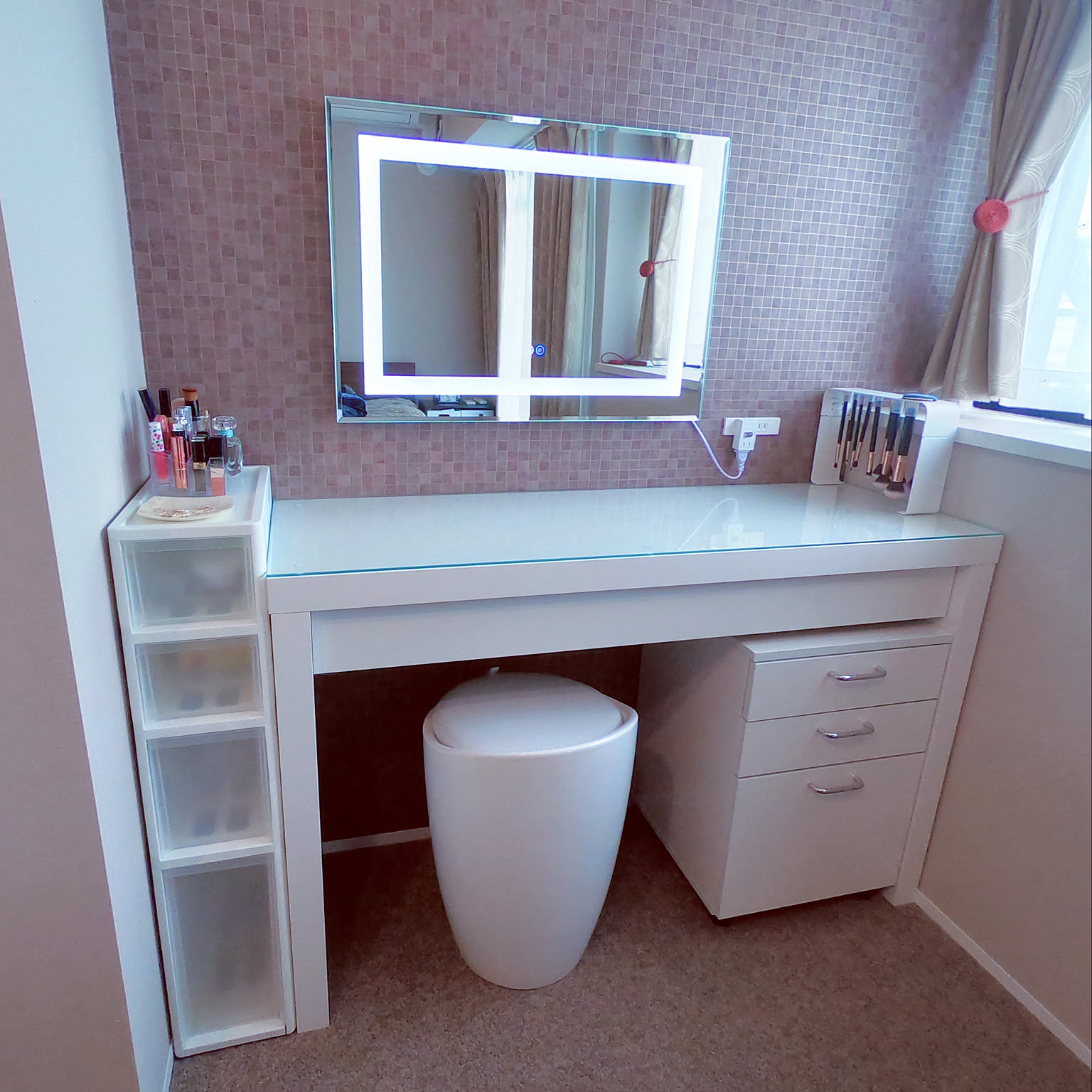 MALM マルム ドレッシングテーブル, ホワイト, 120x41 cm - IKEA