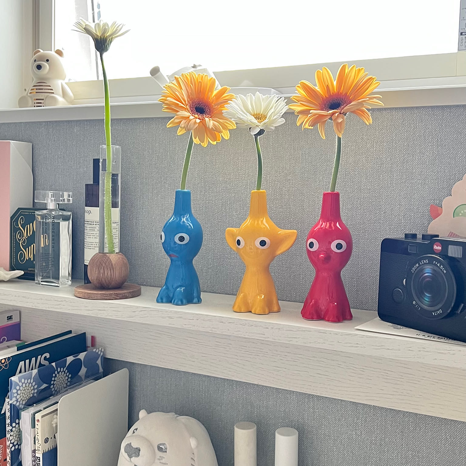 ピクミン一輪挿し花瓶 ピクミン一輪挿し花瓶