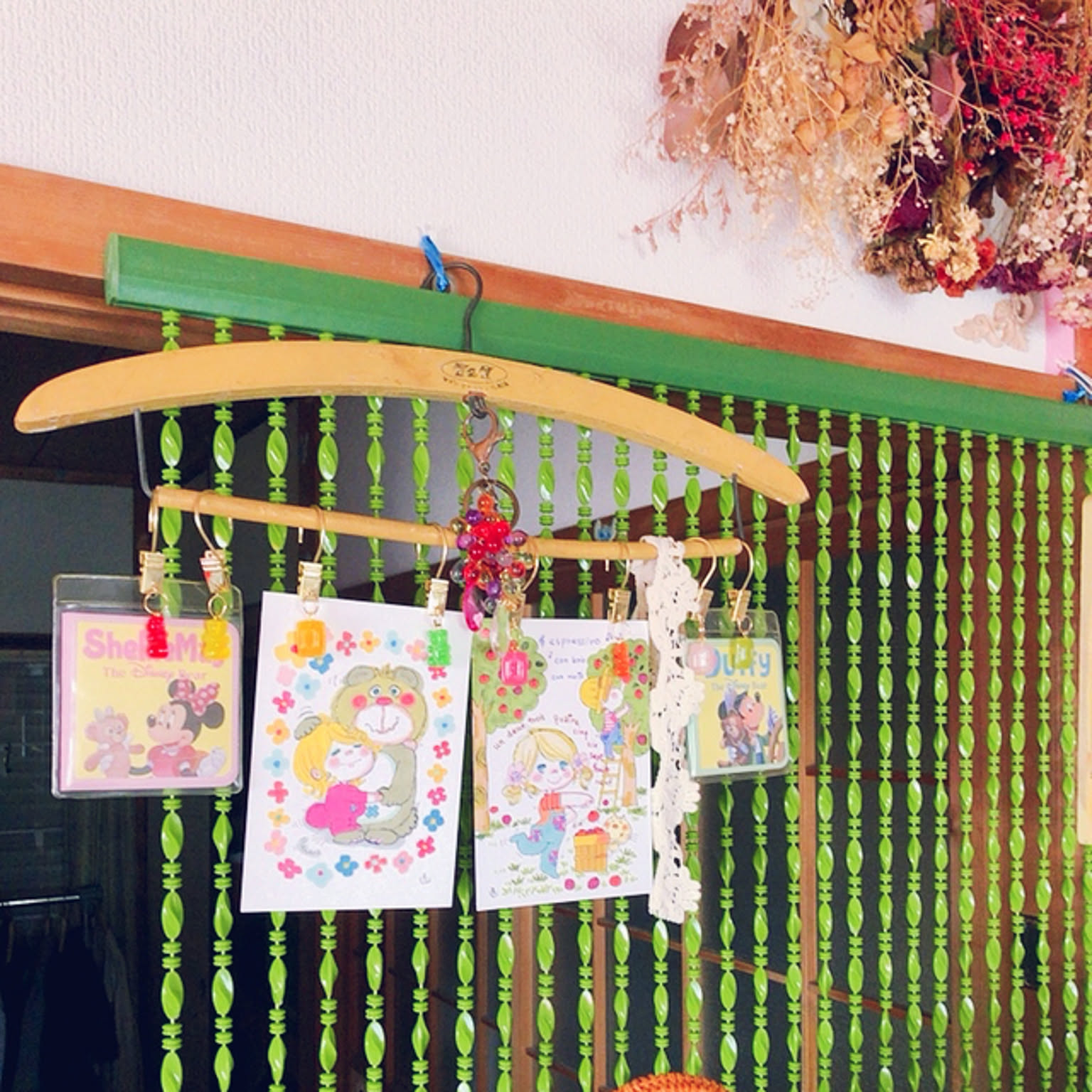 Tamaのれん ビーズのれん ビーズカーテン ビーズ ビーズフラワー Tama