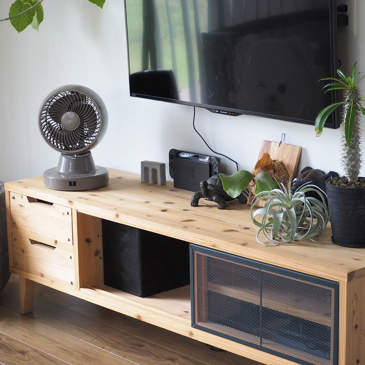 棚 テレビ台DIYのインテリア・手作りの実例 ｜ RoomClip（ルームクリップ）