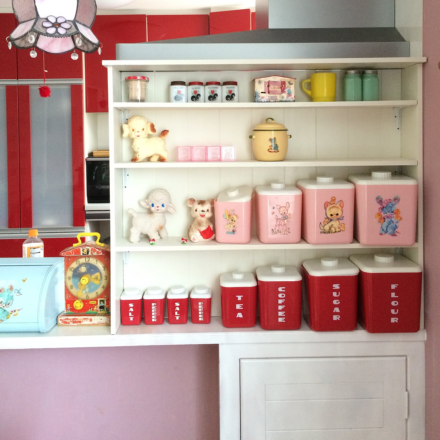 NALLY WARE VINTAGE 1 Piece Of A Kitchen Canister Set 1960's/70's