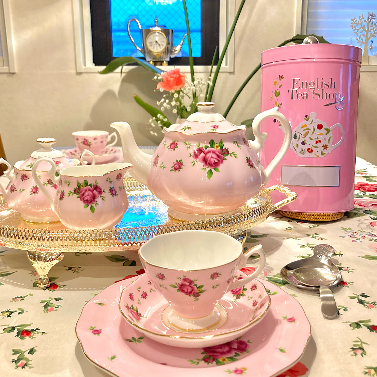 ロイヤルアルバートニューカントリーローズ4セット