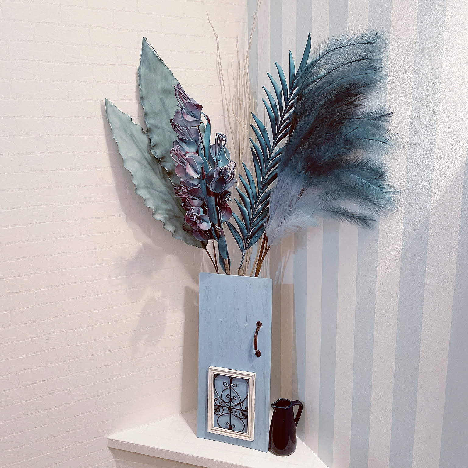 未使用品⭐︎ティファニー花瓶カラーブロックフラワーベース