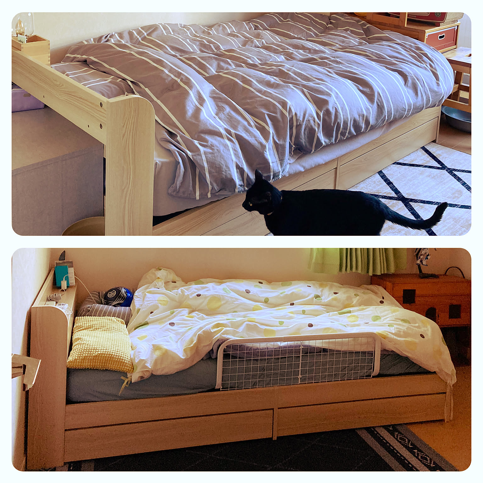 IKEA ベッドガードのおすすめ商品とおしゃれな実例 ｜ RoomClip