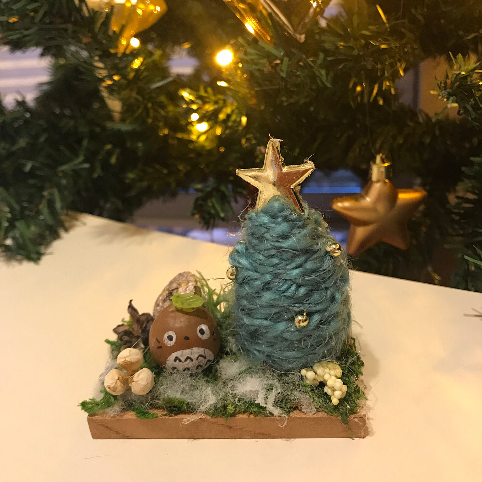 専用です✾どんぐりアート クリスマスオブジェ4点 壁掛け2点