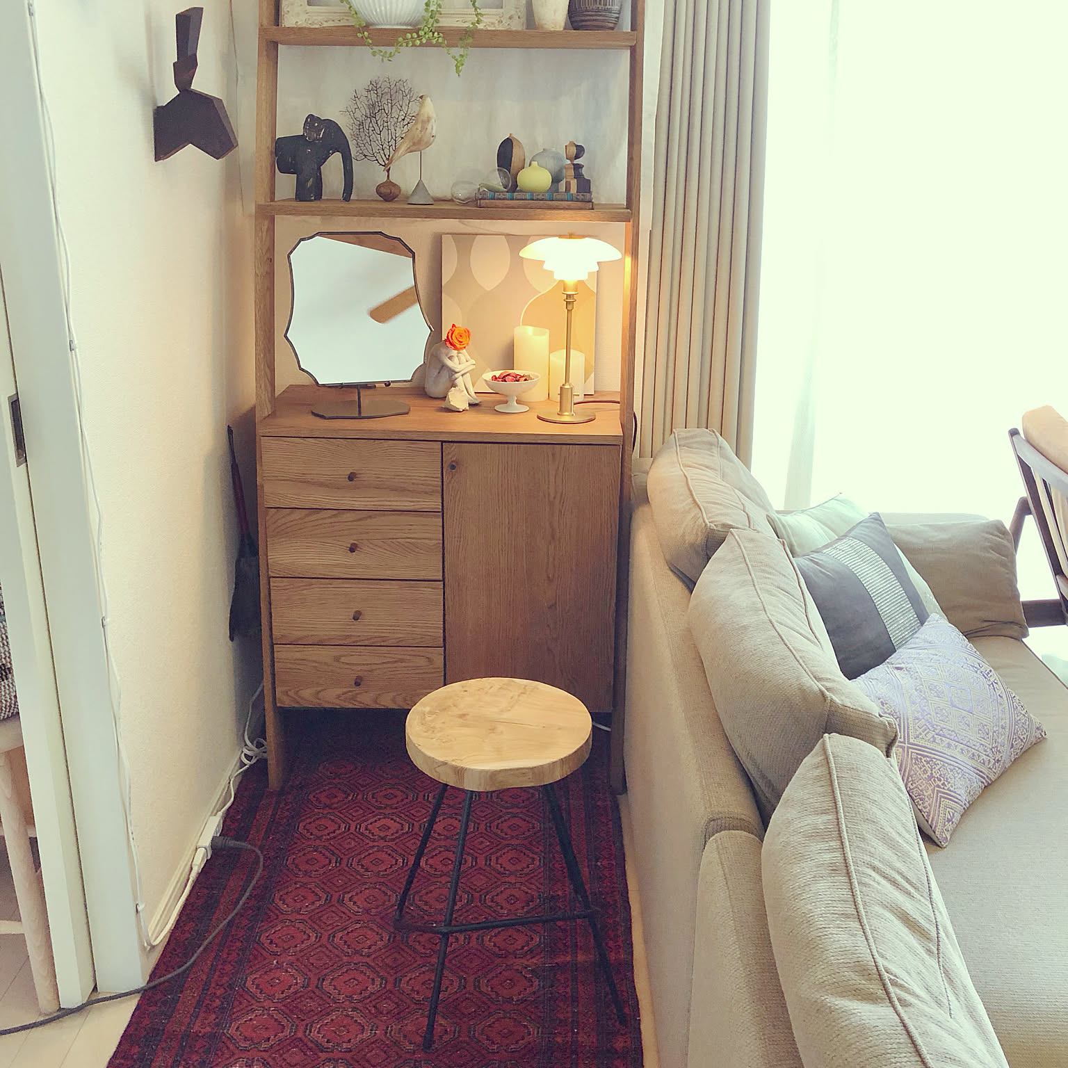 トライバルラグ グランピエ 115㎝×59㎝ Granpie - 今週は新着ラグ到着