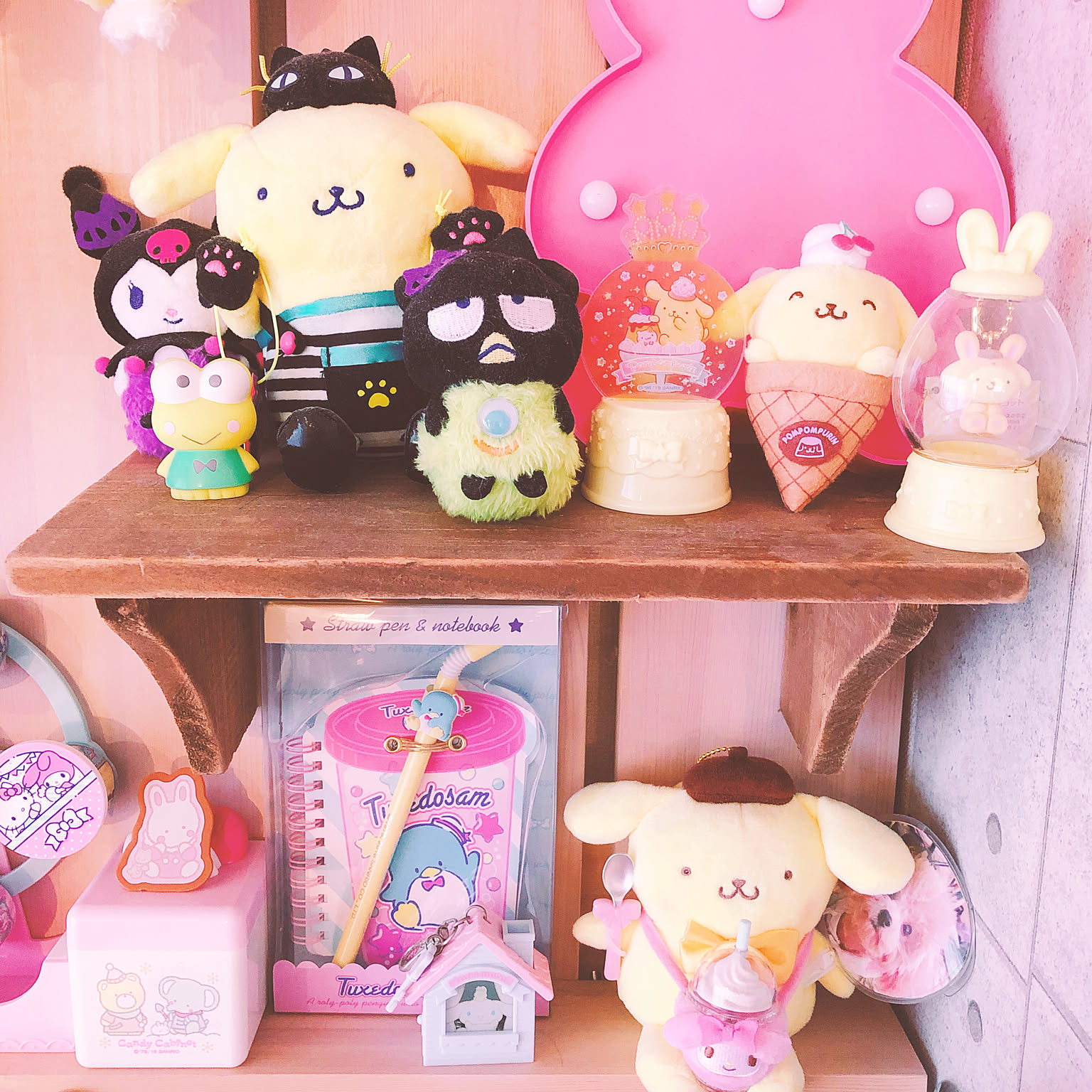 サンリオシナモンロールの飾り棚 楽天市場】サンリオ シナモン シナモロール コレクションラック