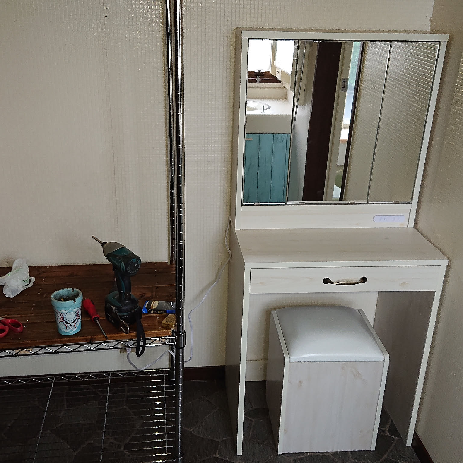 大塚家具　ドレッサー ミラー付き 1526148016.jpg