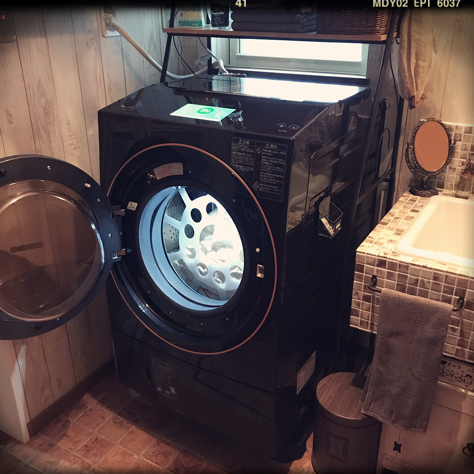 洗濯機周り ZABOON TW-127X9のおすすめ商品とおしゃれな実例