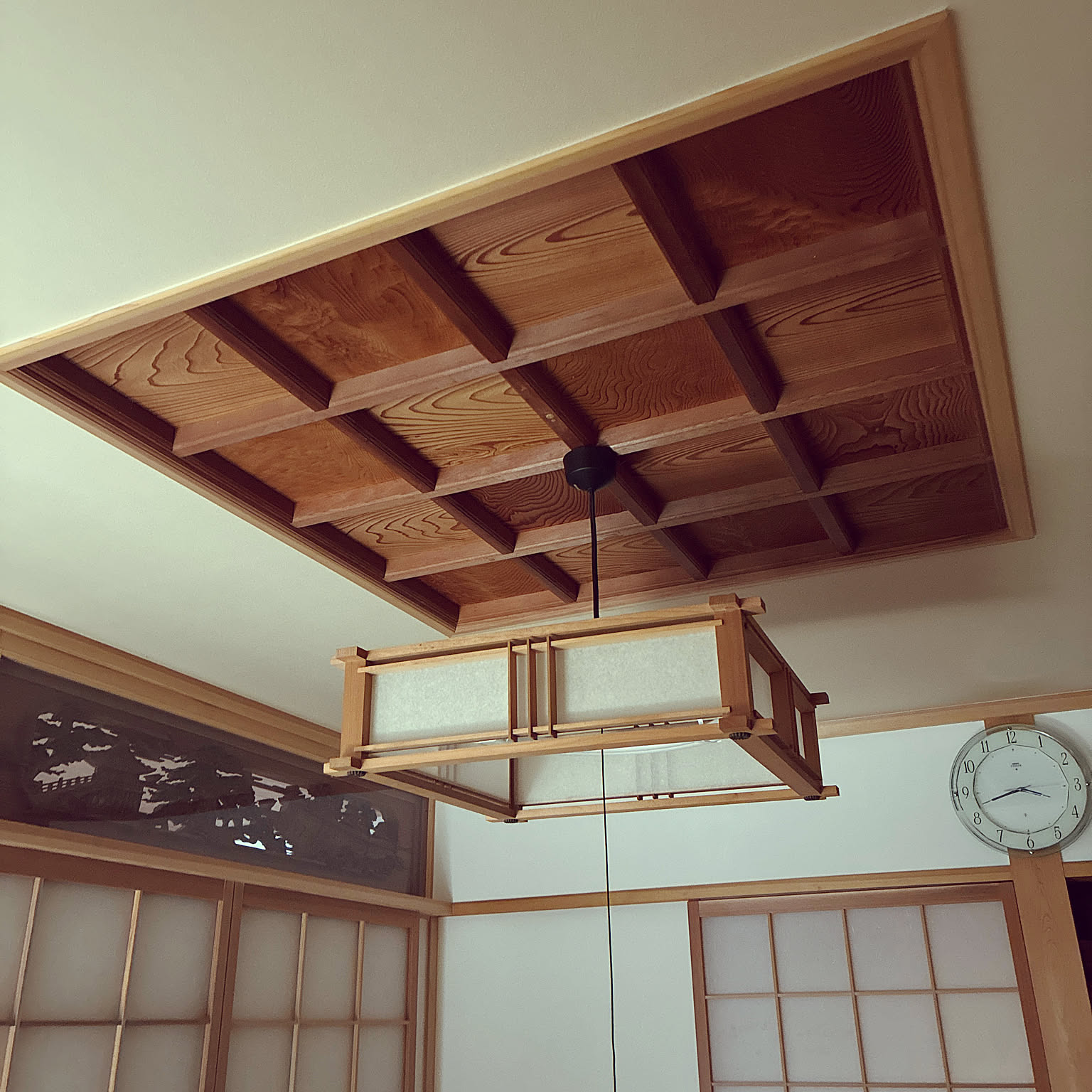 和室　飾り天井 和室 格天井のおしゃれなインテリアコーディネート・レイアウトの実例