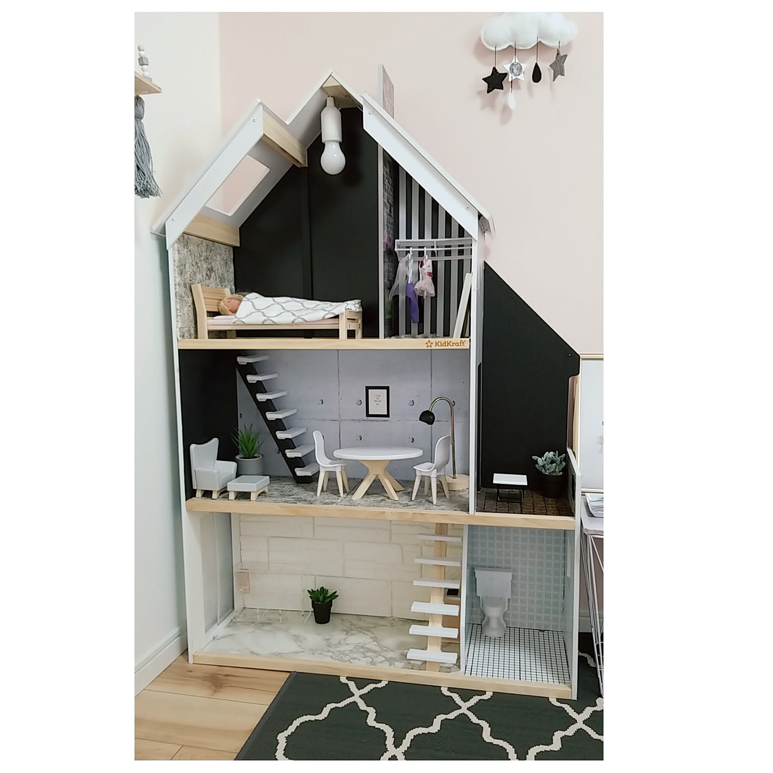 ドールハウス モノトーンのお部屋 ドールハウス モノトーンのお部屋