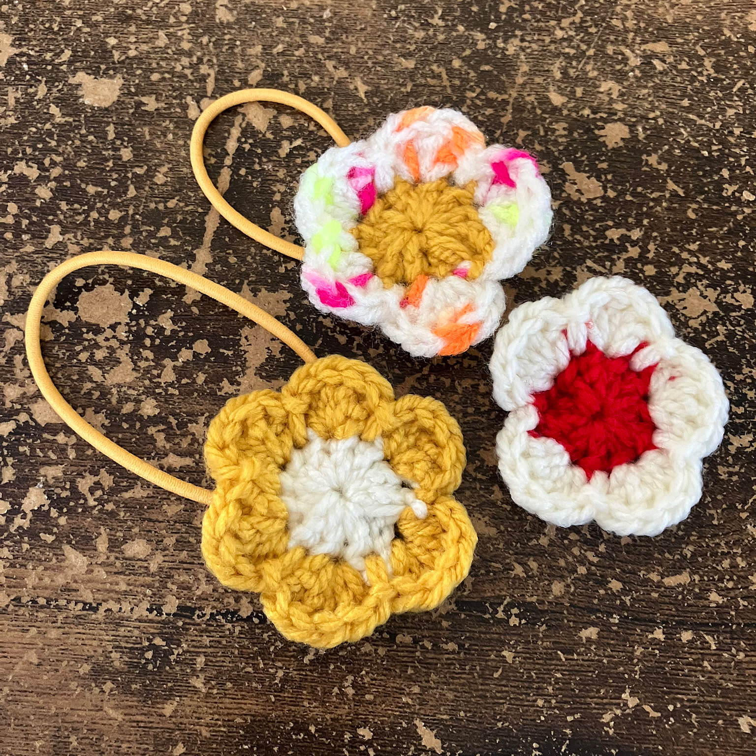 ハンドメイド かぎ針編み 花モチーフ カラフル アレンジ レース糸編み かぎ針編み ハンドメイド 花モチーフ カラフル アレンジ レース糸編み