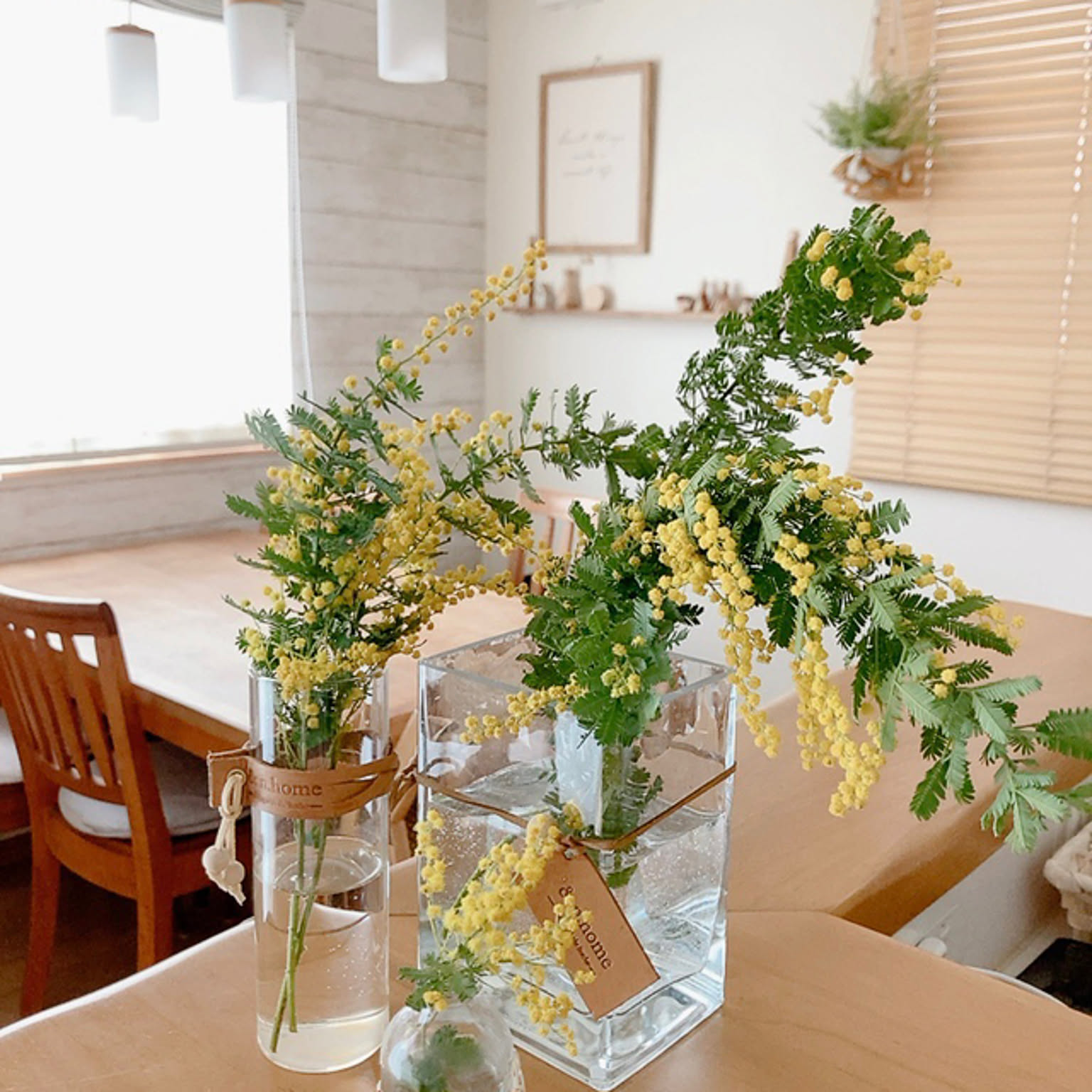 フラワーベース ミモザの花のおすすめ商品とおしゃれな実例 フラワーベース ミモザの花のおすすめ商品とおしゃれな実例