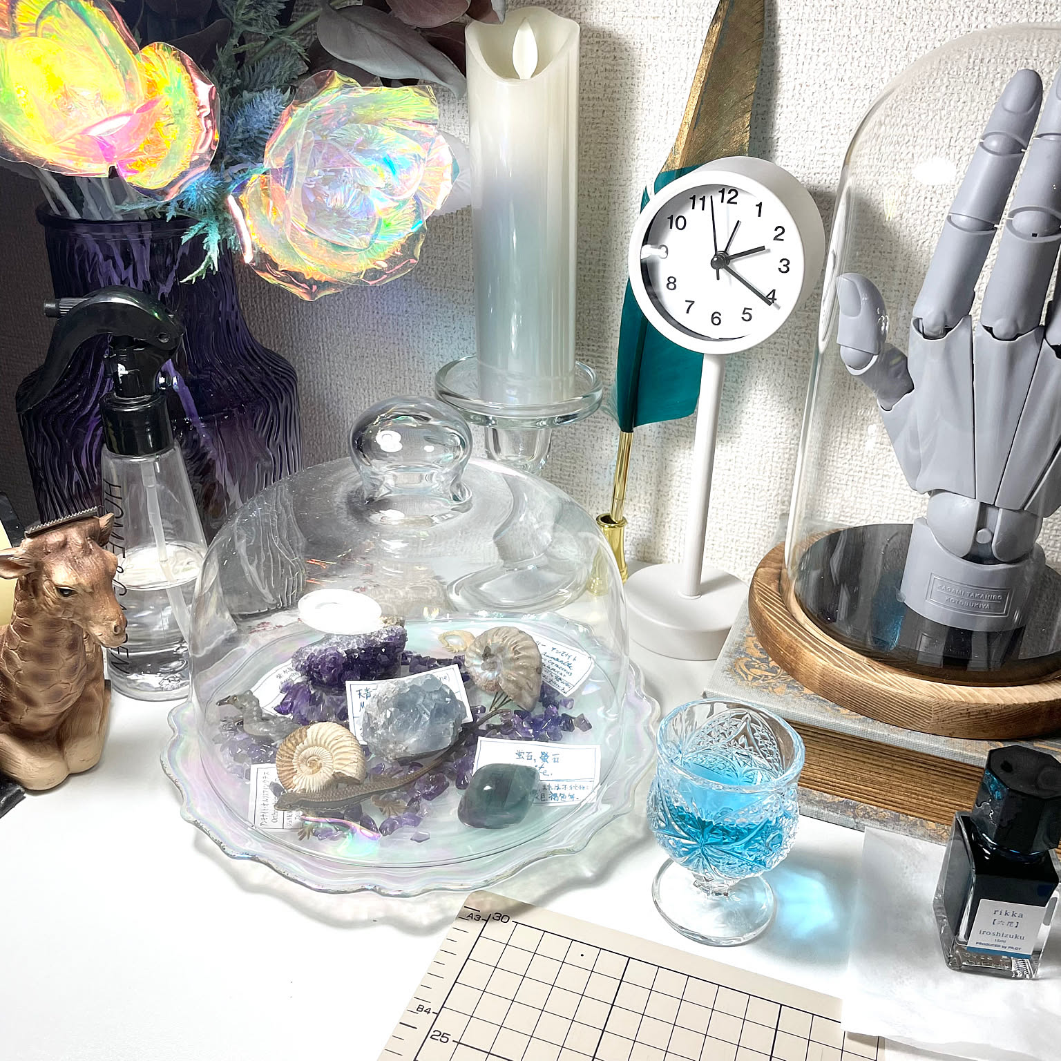 鉱物 化石のおしゃれなアレンジ・飾り方のインテリア実例 ｜ RoomClip