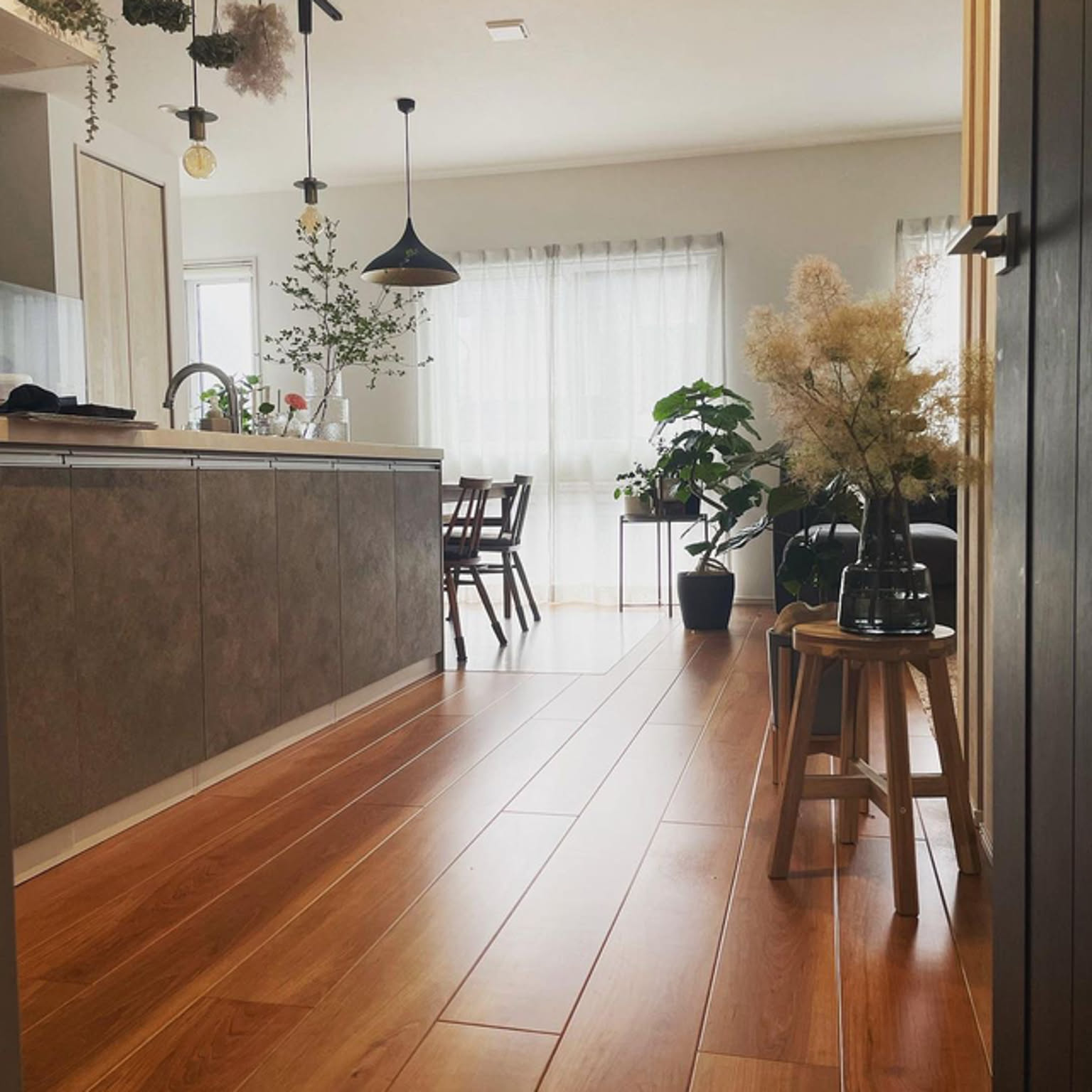 リビング/チェリーの床/トリニティ チェリー/ナチュラルインテリア