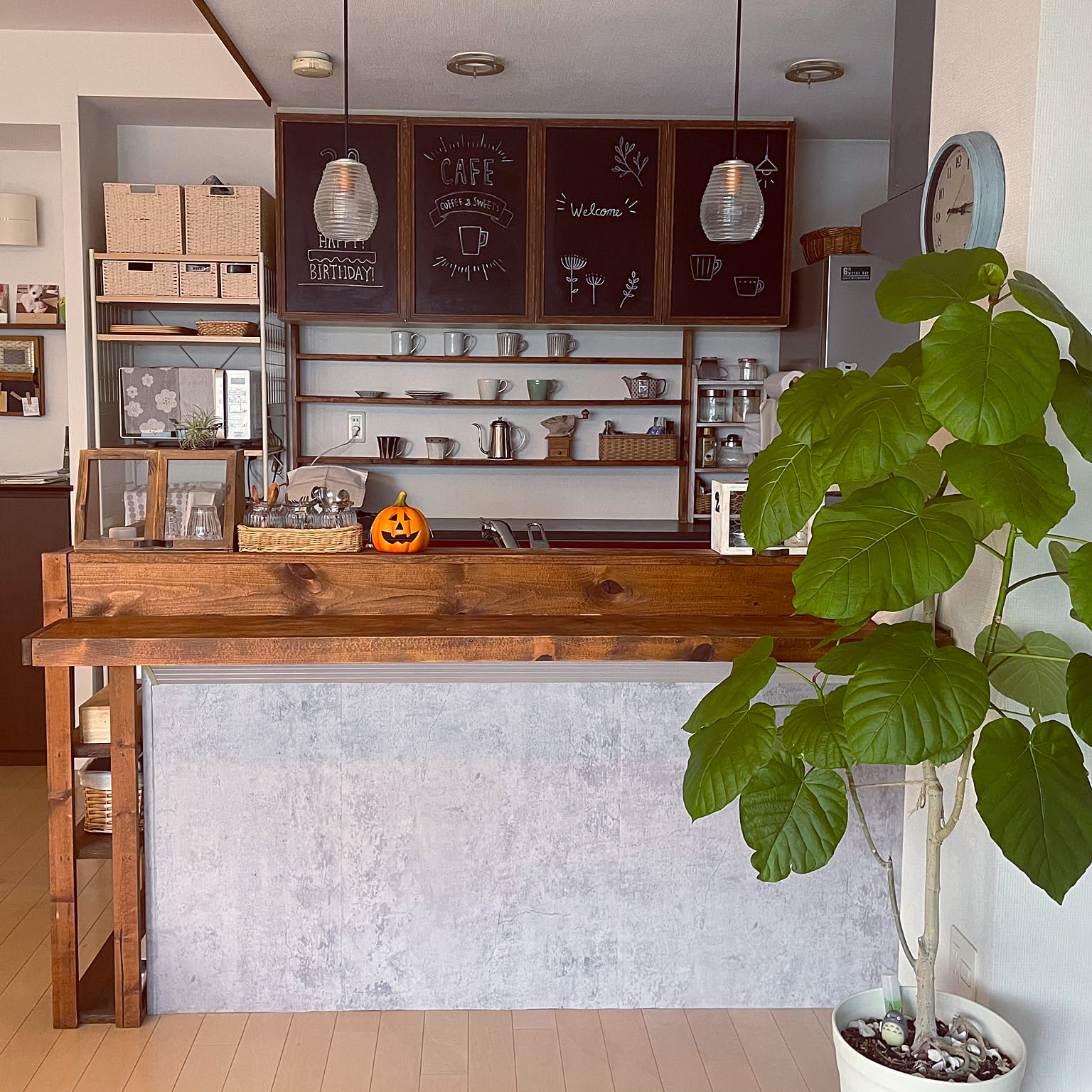 カフェ風カウンター 1222f9d08fd9cb457692863b247ce0