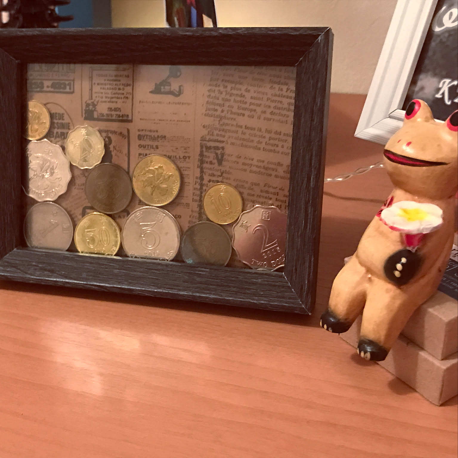 外国硬貨のインテリア実例 ｜ RoomClip（ルームクリップ）