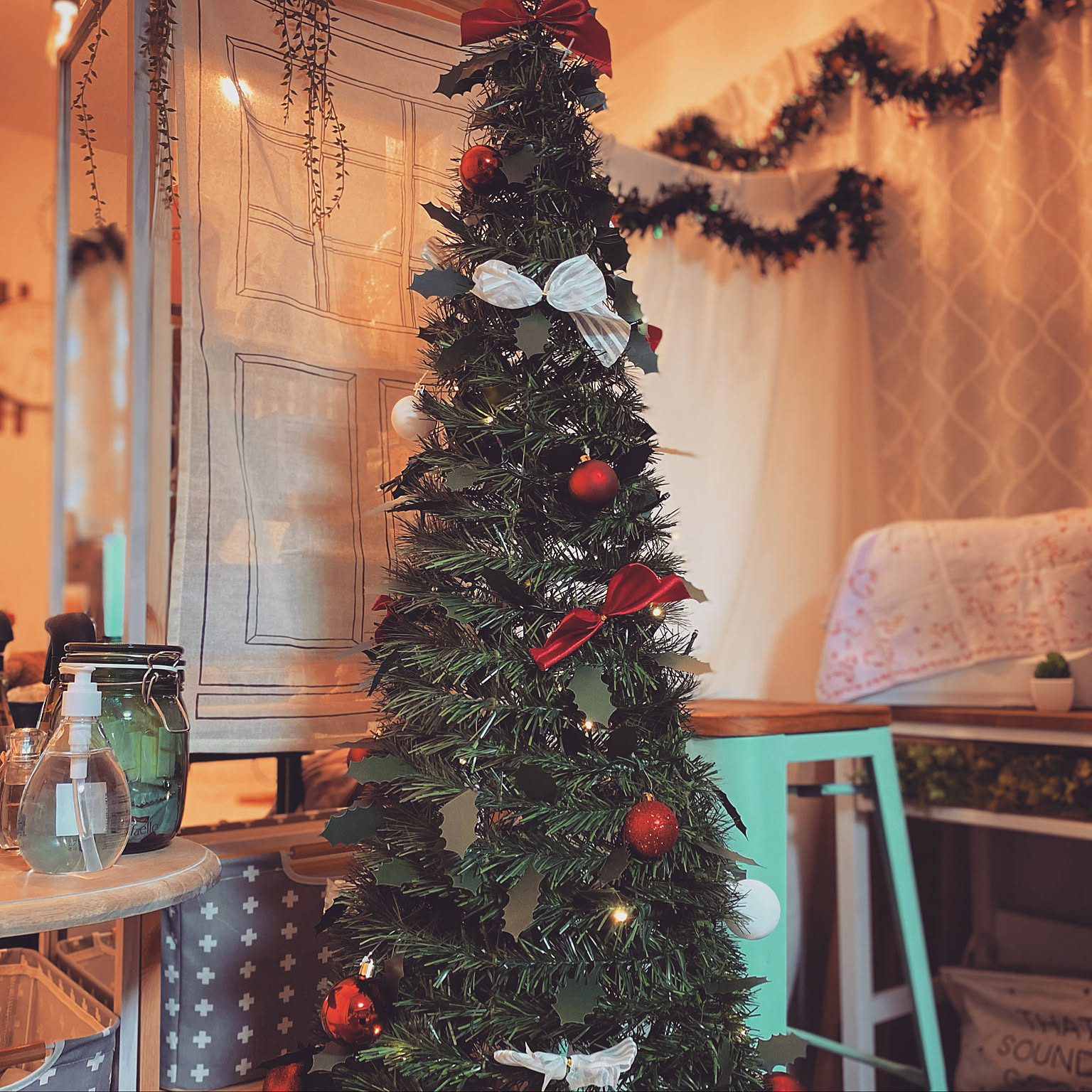 カインズ クリスマスツリー120cmのおすすめ商品とおしゃれな実例