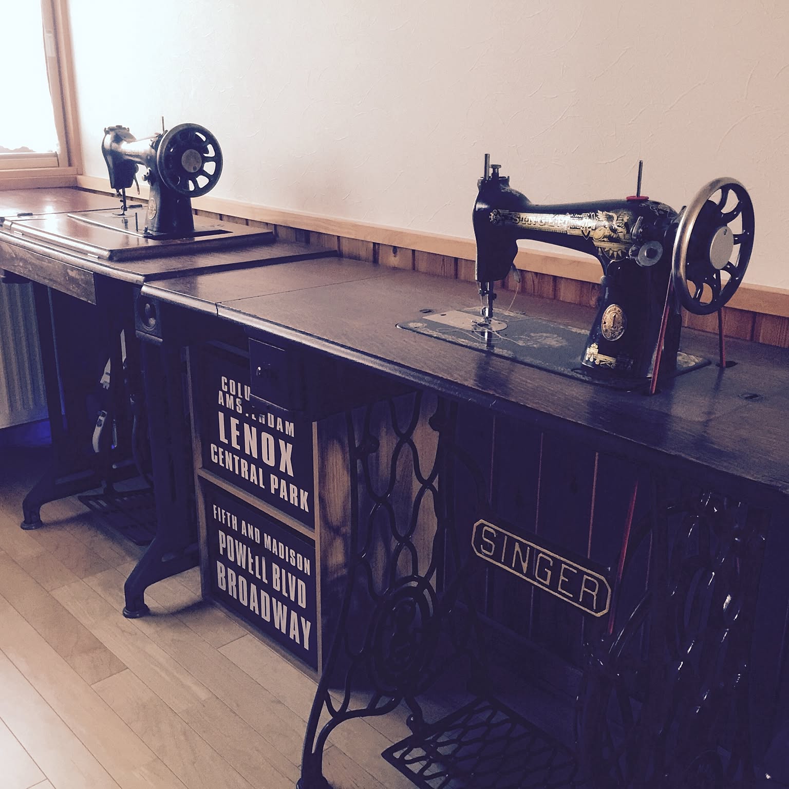 机/シンガー足踏みミシン/アンティークミシン/骨董品/NO GREEN NO LIFE