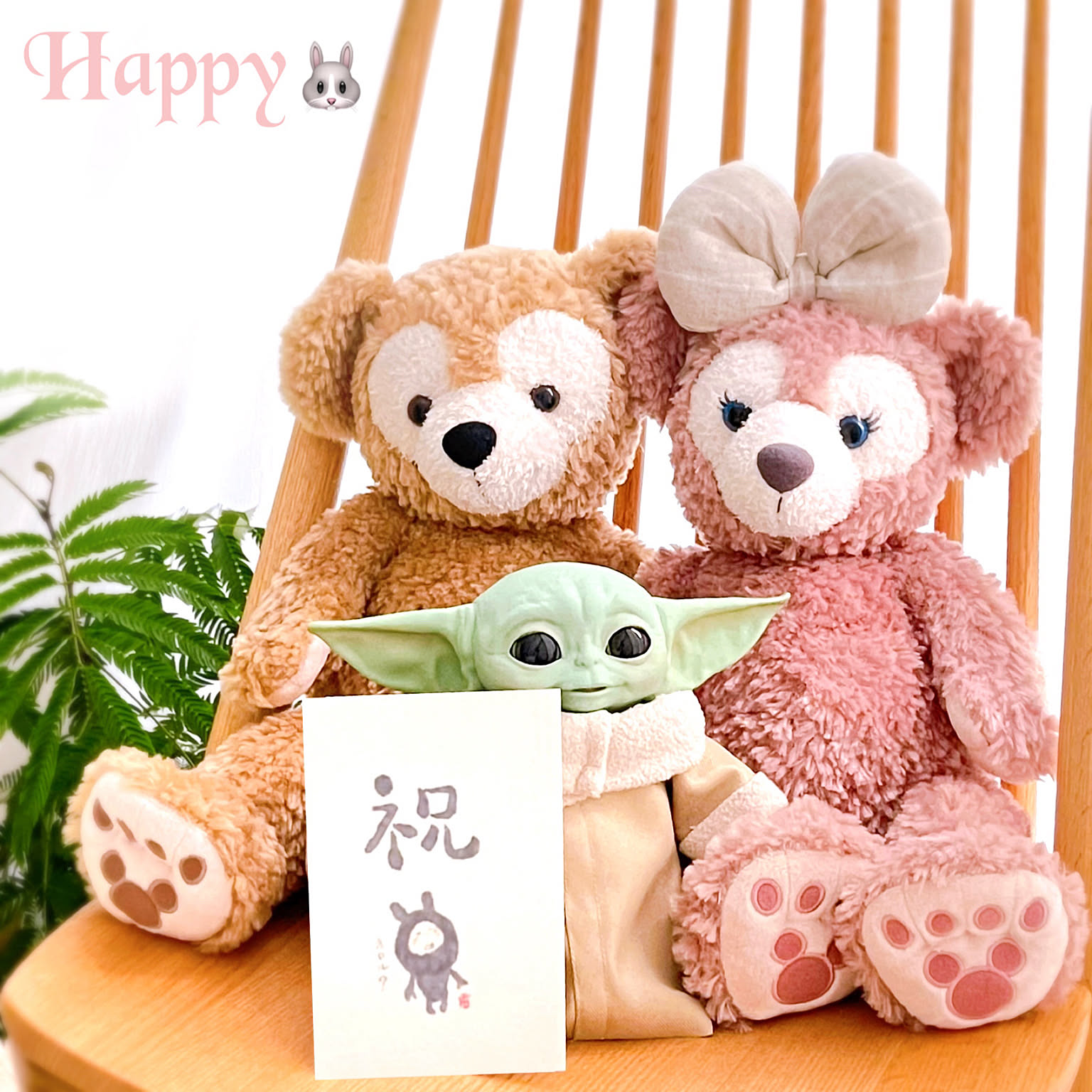 Duffy ぬいぐるみ用ホワイト椅子　ダッフィー　ベンチ ディズニーリゾート30周年限定ダッフィーベンチ紹介 -