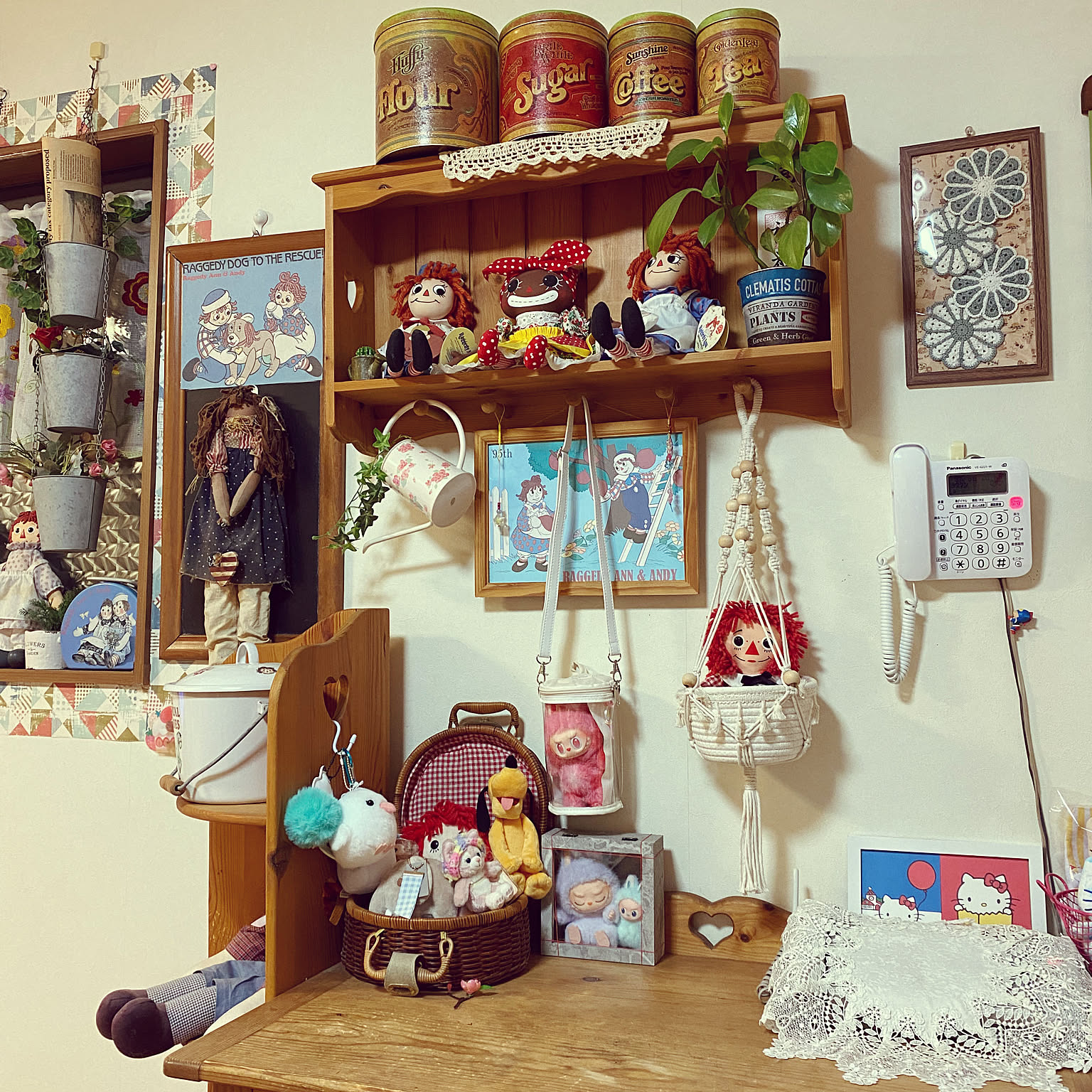 棚/カントリー雑貨/アン&アンディ/カントリー家具/カントリードール