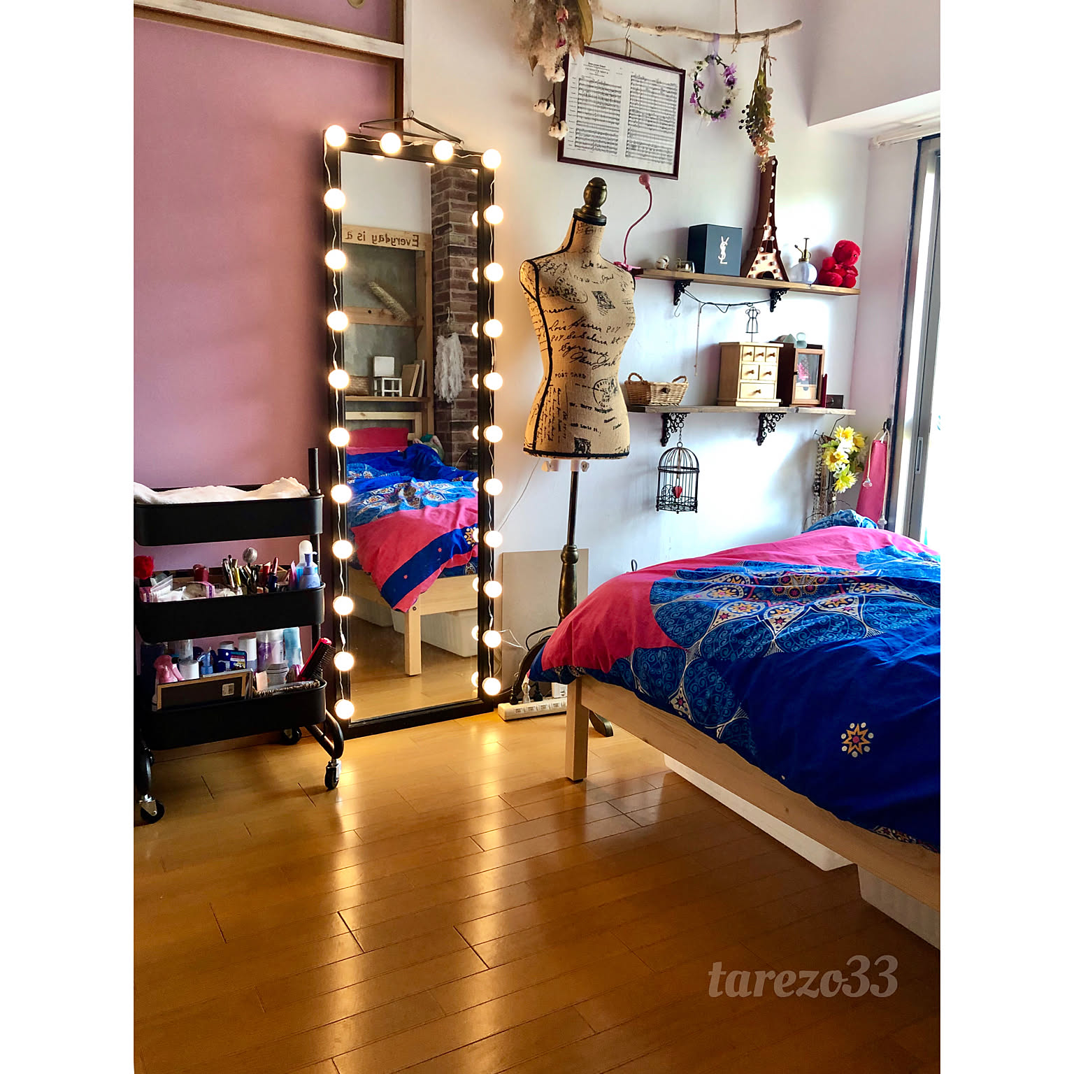 DIY 三面鏡ドレッサーのインテリア・手作りの実例 ｜ RoomClip（ルーム