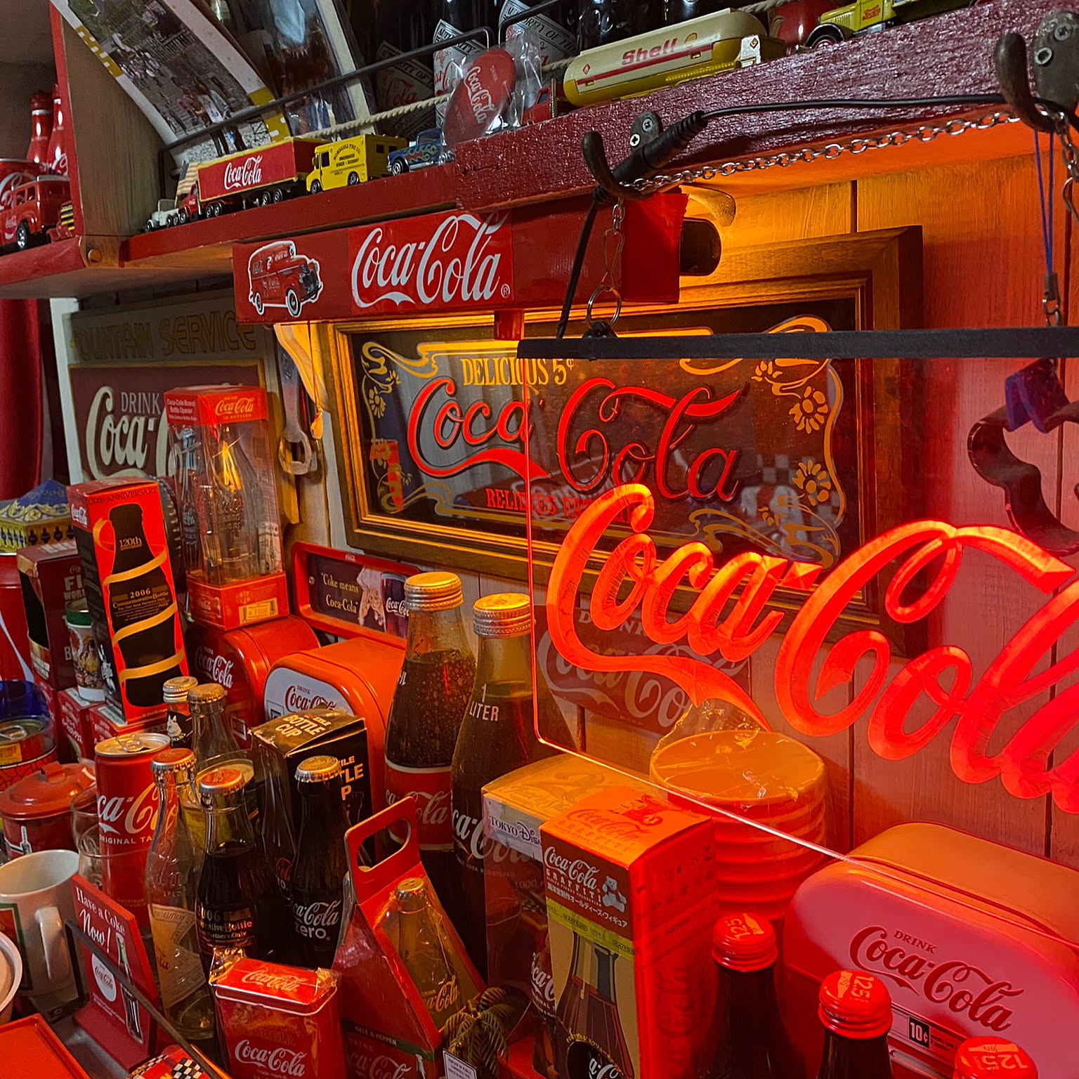 コカコーラのパブミラー/ミラー/コカコーラ好き☆/アメリカン