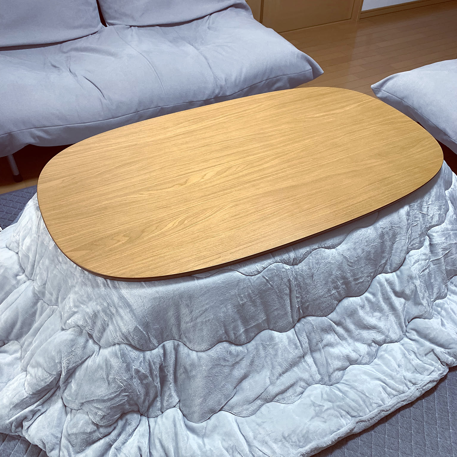 無印良品こたつ 楕円形こたつ布団のおすすめ商品とおしゃれな実例