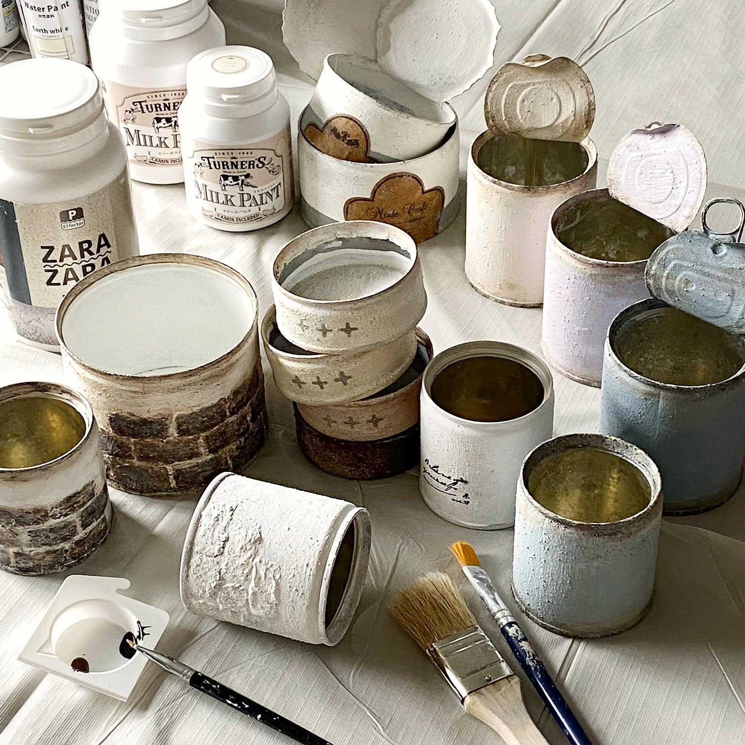 ぴけろうページ　リメイク缶　２号缶　3点セット ぴけろう様専用ページ リメイク缶 2号缶 3点セット