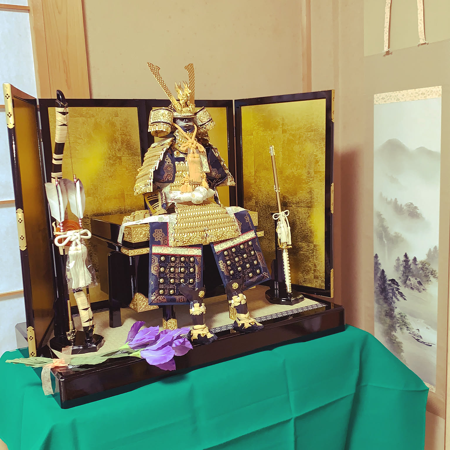 五月人形 床の間のおしゃれなインテリアコーディネート・レイアウトの