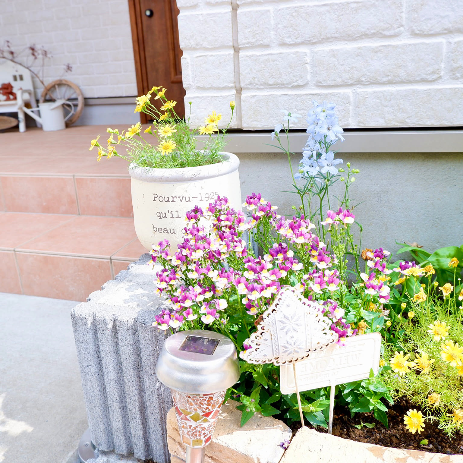 玄関/入り口/家庭菜園/ガーデニング/花壇 手作り/花のある暮らし