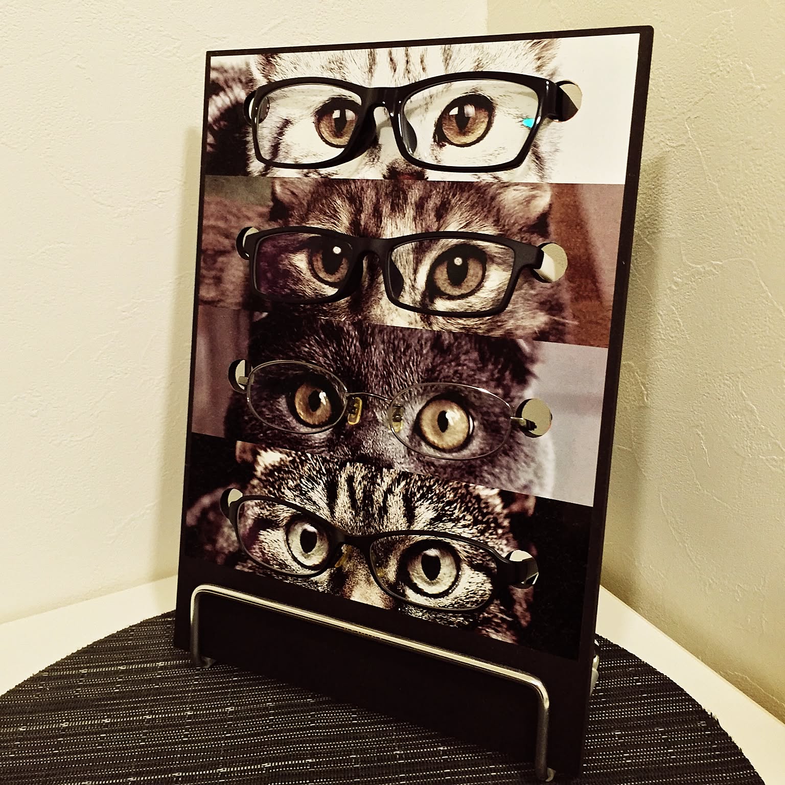 グルーガンメガネスタンドナチュラル100均DIY...などのインテリア実例 - 2019-06-30 08:36:56 ｜  RoomClip（ルームクリップ）