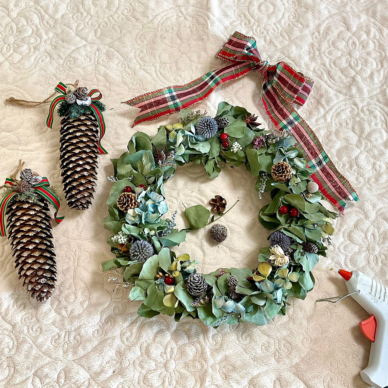 ☆ドイツトウヒ☆巨大松ぼっくり大量100個☆結婚式リース