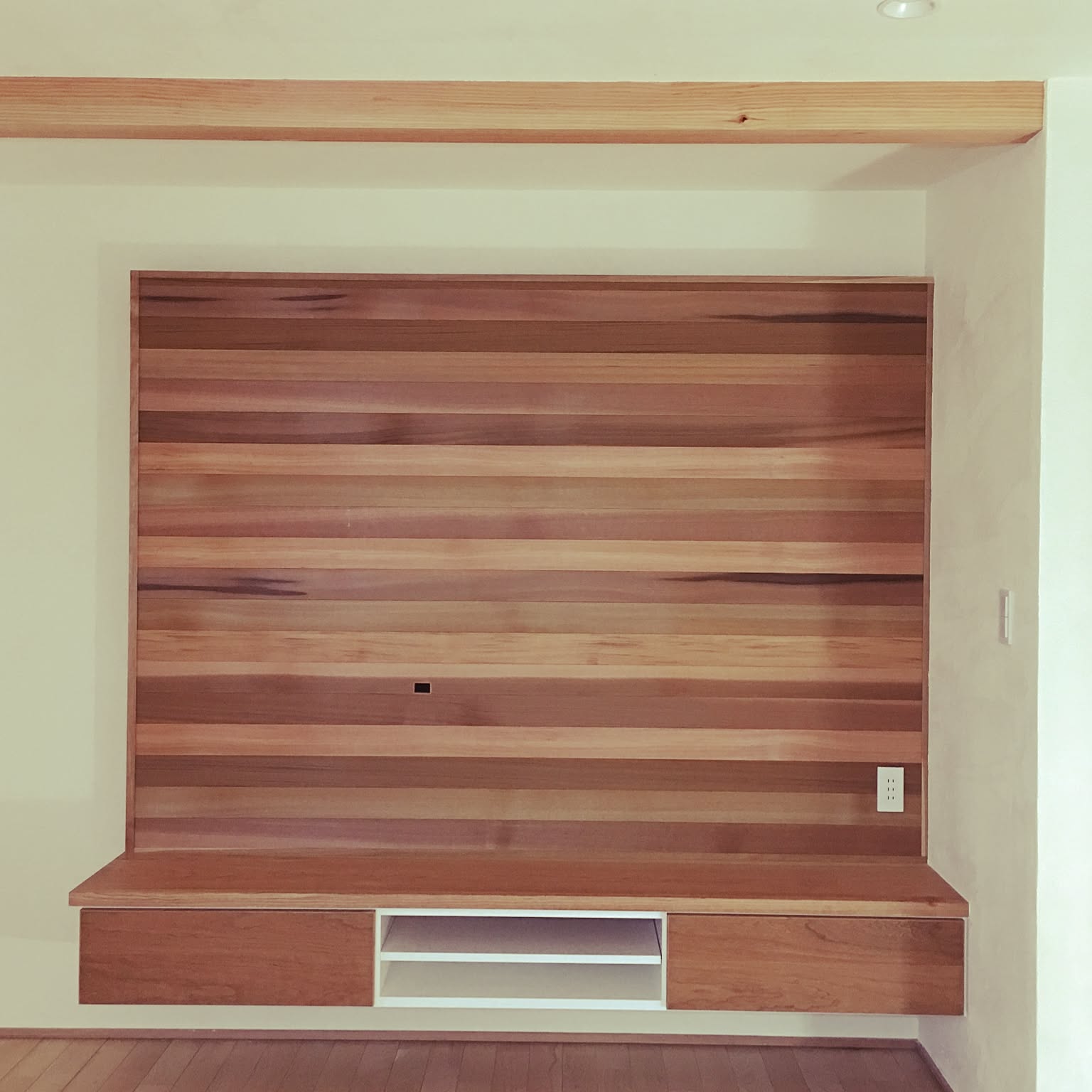DIY 造作テレビボードのインテリア・手作りの実例 ｜ RoomClip（ルーム