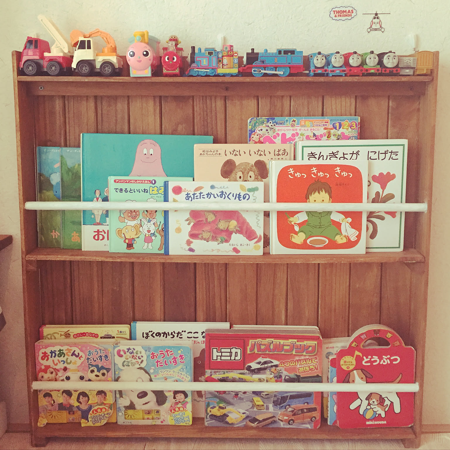すのこ棚 絵本棚DIYのインテリア・手作りの実例 ｜ RoomClip（ルーム  