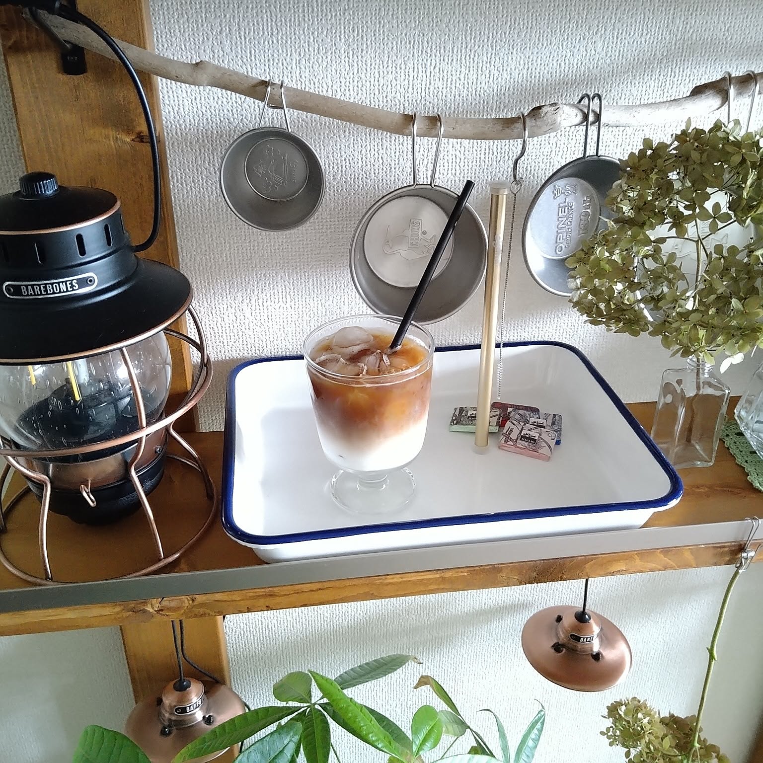 ogawaホーローワンプレート アウトドア食器4枚セット