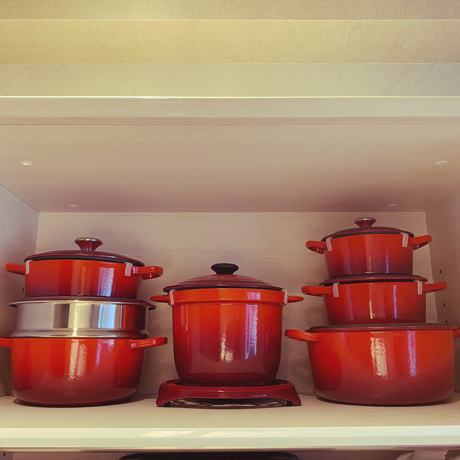 LE CREUSET キッチンラック 赤 LE CREUSET キッチンラック 赤 LE