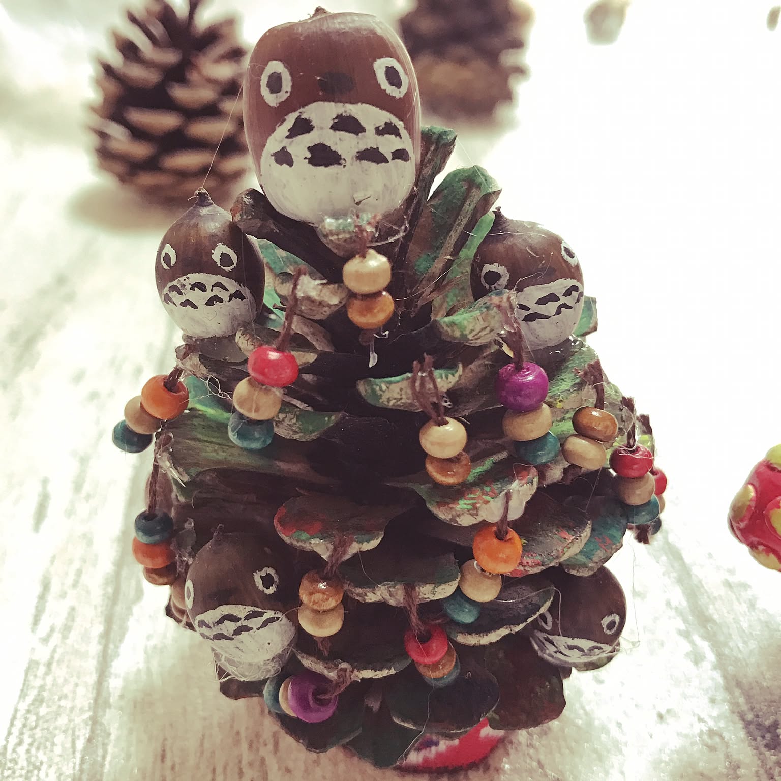 玄関/入り口/松ぼっくり/どんぐり/トトロ/トトロ大好き♡などの