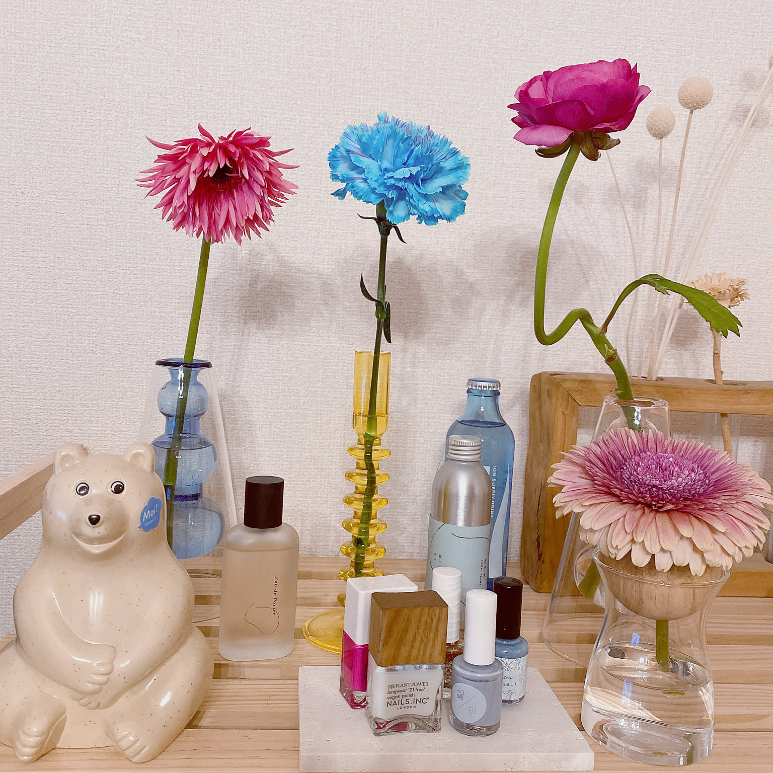 フランフラン　造花&フラワーベース フランフラン 造花&フラワーベース - メルカリ